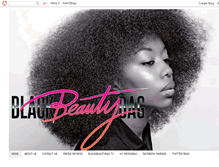 Tablet Screenshot of blackbeautybag.com